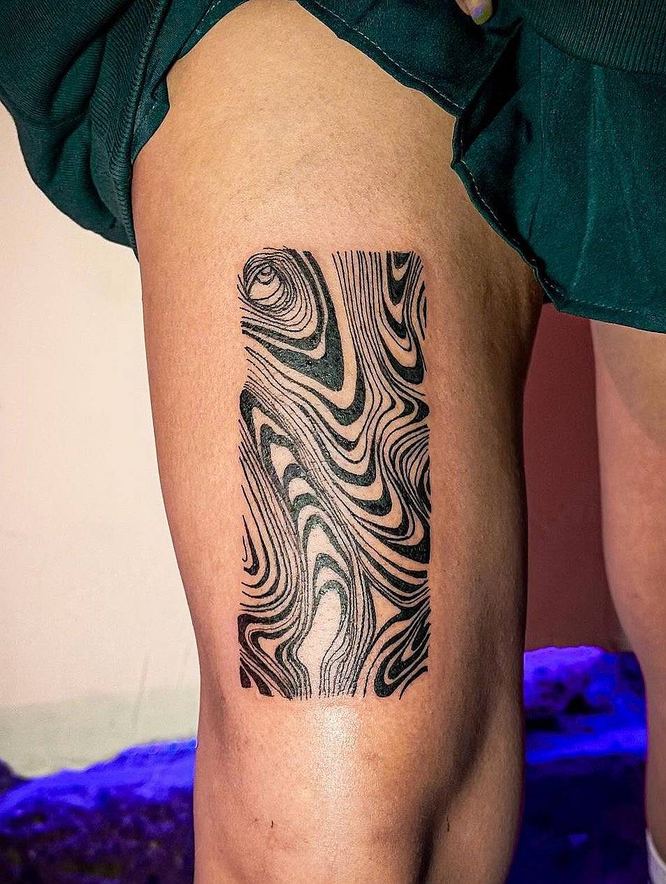 Woodgrain Marbling Panel
