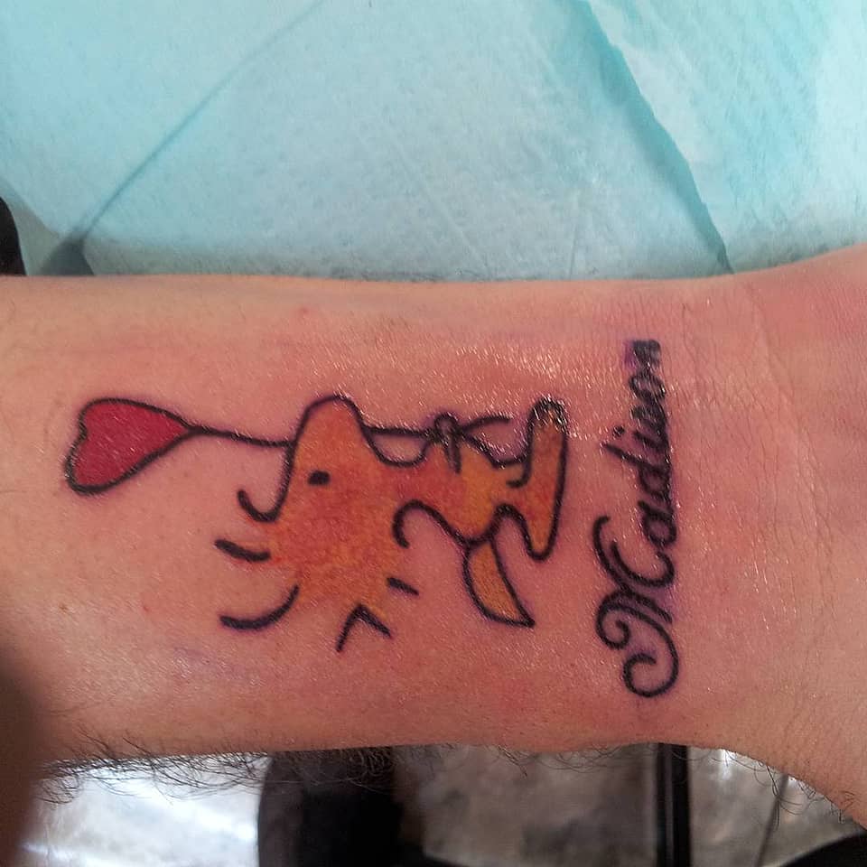 Woodstock Heart Balloon with Madison Script