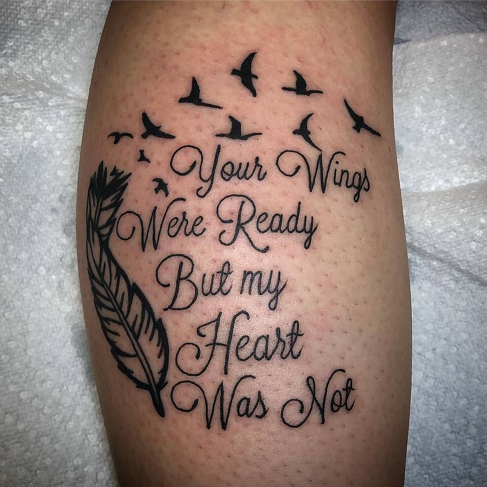 Your Wings Were Ready Memorial Script